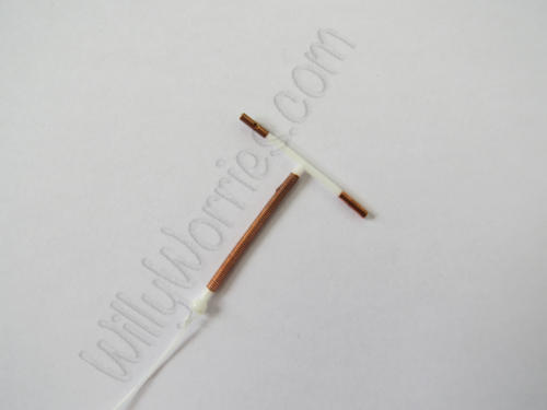 Image of a copper coil/IUD, the CuT380